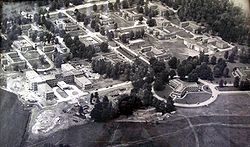Aerial shot of Benton State Hospital