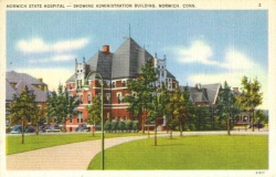 Postcard of Norwich State Hospital